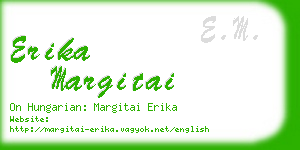 erika margitai business card